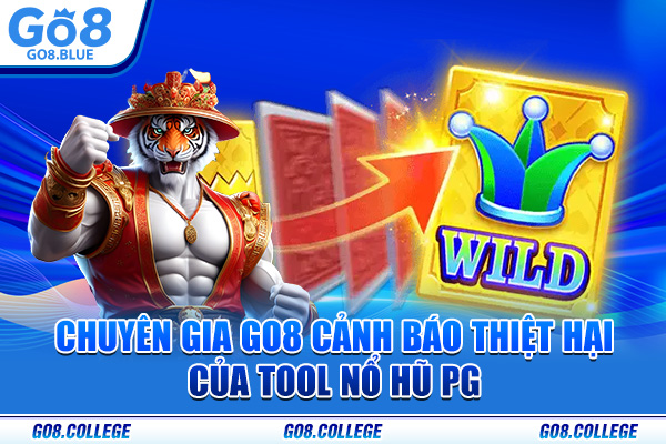 Chuyên gia Go8 cảnh báo thiệt hại của tool nổ hũ PG